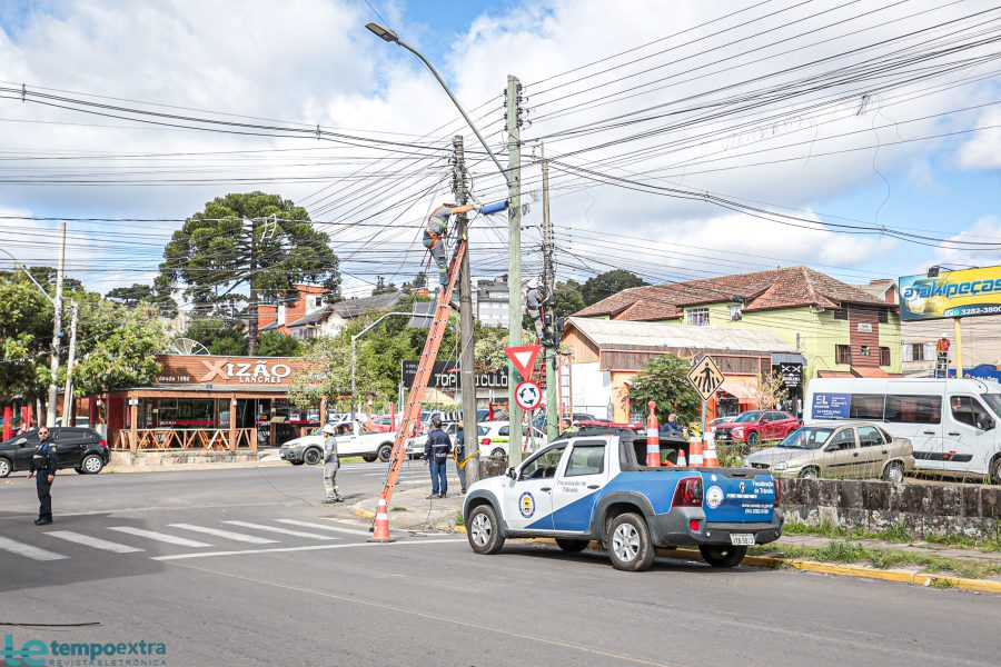 Nova etapa da Operação Poste Limpo acontece em 20 de maio com alteração no trânsito em Canela.